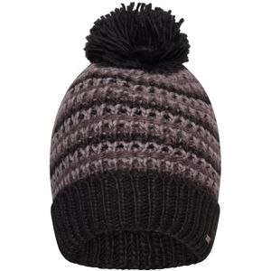 (One Size, Black/Ebony Grey) Regatta Unisex Adult Headstart Beanie (One Size, Black/Ebony Grey) Regatta Unisex Adult Headstart Beanie