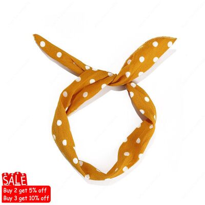 Unbranded Flowers Rabbit Ears Knotted Wire Hair Bands Ribbon Hats Metal Wire Scarf Women H Unbranded Flowers Rabbit Ears Knotted Wire Hair Bands Ribbon Hats Metal Wire Scarf Women H