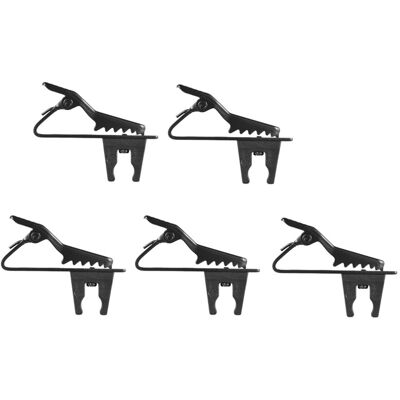 Unbranded 5 Pack Wired Microphone Lapel Clips 5mm Metal Tie Clip for Speech&Performance Unbranded 5 Pack Wired Microphone Lapel Clips 5mm Metal Tie Clip for Speech&Performance