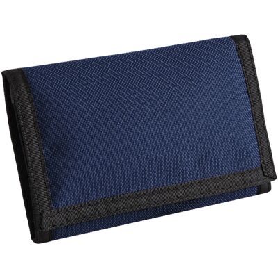 (One Size, French Navy) Bagbase Knitted Ripper Wallet (One Size, French Navy) Bagbase Knitted Ripper Wallet