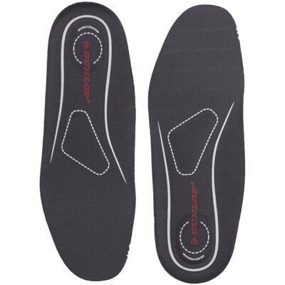 Dunlop Unisex Adults Supportive Odour Control Insoles - Black - Size: 3/3 Dunlop Unisex Adults Supportive Odour Control Insoles - Black - Size: 3/3