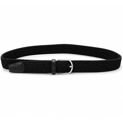 Oypla Coco Equestrian Black Unisex Child Woven Horse Riding Stretch Belt Oypla Coco Equestrian Black Unisex Child Woven Horse Riding Stretch Belt