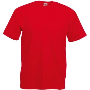 (2XL, Red) Fruit Of The Loom Mens Valueweight Short Sleeve T-Shirt (2XL, Red) Fruit Of The Loom Mens Valueweight Short Sleeve T-Shirt