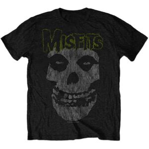 (X Large) Men's The Misfits Classic Distressed Logo Black T-Shirt (X Large) Men's The Misfits Classic Distressed Logo Black T-Shirt