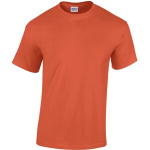 (Sunset, M) Gildan Mens Plain Heavy Cotton Blank Crew Neck Top Short Sleeve Tee (Sunset, M) Gildan Mens Plain Heavy Cotton Blank Crew Neck Top Short Sleeve Tee