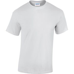 (White, L) Gildan Mens Plain Heavy Cotton Blank Crew Neck Top Short Sleeve Tee T (White, L) Gildan Mens Plain Heavy Cotton Blank Crew Neck Top Short Sleeve Tee T