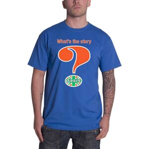 (S) Oasis T Shirt Question Mark Band Logo new Official Mens Blue (S) Oasis T Shirt Question Mark Band Logo new Official Mens Blue