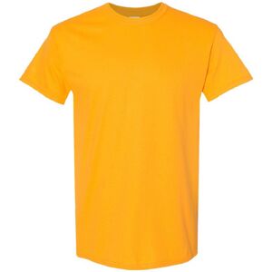 (L, Gold) Gildan Mens Heavy Cotton Short Sleeve T-Shirt (L, Gold) Gildan Mens Heavy Cotton Short Sleeve T-Shirt