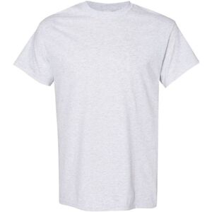 (M, Ash Grey) Gildan Mens Heavy Cotton Short Sleeve T-Shirt (M, Ash Grey) Gildan Mens Heavy Cotton Short Sleeve T-Shirt