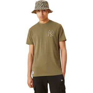 (M) New Era Men's MLB Left Chest Infill T-Shirt ~ "New York Yankees" olive (M) New Era Men's MLB Left Chest Infill T-Shirt ~ "New York Yankees" olive