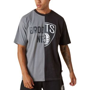 (M, Black) New Era Mens Brooklyn Nets NBA Split Graphic Crew Neck T-Shirt Tee To (M, Black) New Era Mens Brooklyn Nets NBA Split Graphic Crew Neck T-Shirt Tee To