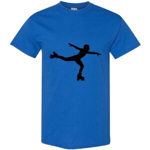 Gildan (Royal, 4XL) Roller Skate Skating Silhouette Vector Full Art Men T Shirt Tee Top Gildan (Royal, 4XL) Roller Skate Skating Silhouette Vector Full Art Men T Shirt Tee Top