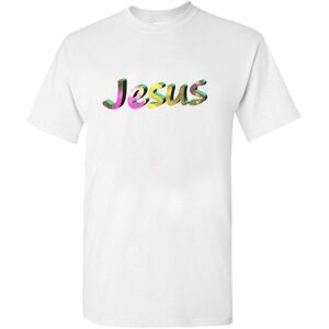 Gildan (3XL) Jesus Christian Christianity Religion God Men White T Shirt Tee Top Gildan (3XL) Jesus Christian Christianity Religion God Men White T Shirt Tee Top