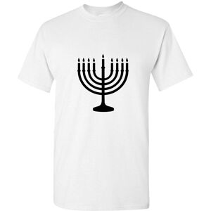 Gildan (White, 3XL) Traditional Jewish Judism Festival Celebration Hanukkah Men T Shirt Gildan (White, 3XL) Traditional Jewish Judism Festival Celebration Hanukkah Men T Shirt