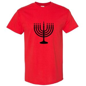 Gildan (Red, M) Traditional Jewish Judism Festival Celebration Hanukkah Men T Shirt Tee Gildan (Red, M) Traditional Jewish Judism Festival Celebration Hanukkah Men T Shirt Tee