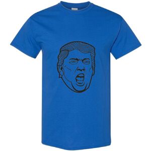 Gildan (Royal, 2XL) Funny USA President Donald Trump Dictator Shout Face Men T Shirt Te Gildan (Royal, 2XL) Funny USA President Donald Trump Dictator Shout Face Men T Shirt Te