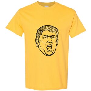Gildan (Yellow, XL) Funny USA President Donald Trump Dictator Shout Face Men T Shirt Te Gildan (Yellow, XL) Funny USA President Donald Trump Dictator Shout Face Men T Shirt Te