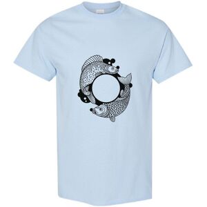 Gildan (Light Blue, S) Pisces Fish Zodiac Sign Horoscope Fortune Symbol Men T Shirt Tee Gildan (Light Blue, S) Pisces Fish Zodiac Sign Horoscope Fortune Symbol Men T Shirt Tee