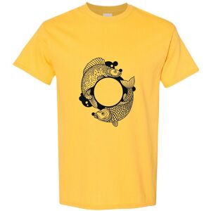 Gildan (Yellow, S) Pisces Fish Zodiac Sign Horoscope Fortune Symbol Men T Shirt Tee Top Gildan (Yellow, S) Pisces Fish Zodiac Sign Horoscope Fortune Symbol Men T Shirt Tee Top