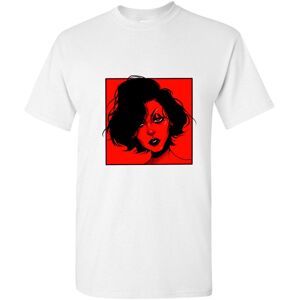Gildan (XL) Red Dull Girl Fashion Abstract Art White Men T Shirt Tee Top Gildan (XL) Red Dull Girl Fashion Abstract Art White Men T Shirt Tee Top
