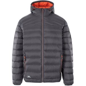 (M, Dark Grey / Burnt Orange) Trespass Mens Down Jacket Packaway Whitman II (M, Dark Grey / Burnt Orange) Trespass Mens Down Jacket Packaway Whitman II