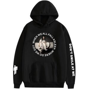 Kiikn (Black, XL) Casual Unisex Hooded Sweatshirt Billie Eilish for Pullover Hoodie fo Kiikn (Black, XL) Casual Unisex Hooded Sweatshirt Billie Eilish for Pullover Hoodie fo