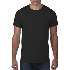 Gildan (S) Anvil Black Mens Basic Blank Plain Crew Neck Classic Cotton Tee Top T-Shirt Gildan (S) Anvil Black Mens Basic Blank Plain Crew Neck Classic Cotton Tee Top T-Shirt