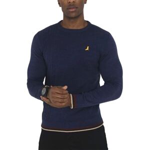 (Navy, S) BRAVE SOUL Mens Pullover Jumper Long Sleeve Crew Neck Sweater Plain Ca (Navy, S) BRAVE SOUL Mens Pullover Jumper Long Sleeve Crew Neck Sweater Plain Ca
