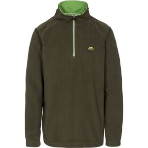 (S, Olive) Trespass Mens Fleece Jumper 1/2 Zip Blackford (S, Olive) Trespass Mens Fleece Jumper 1/2 Zip Blackford