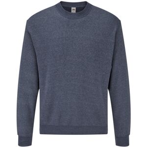 (S, Heather Navy) Fruit Of The Loom Mens Set-In Belcoro® Yarn Sweatshirt (S, Heather Navy) Fruit Of The Loom Mens Set-In Belcoro® Yarn Sweatshirt