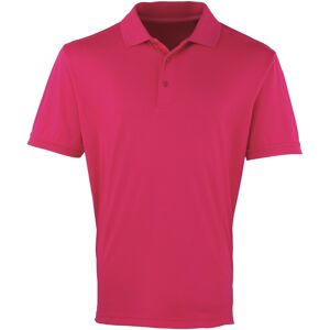(L, Hot Pink) Premier Mens Coolchecker Pique Short-Sleeved Polo Shirt (L, Hot Pink) Premier Mens Coolchecker Pique Short-Sleeved Polo Shirt