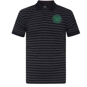 (Black/Grey, Large) Celtic FC Official Football Gift Mens Yarn Dye Marl Striped (Black/Grey, Large) Celtic FC Official Football Gift Mens Yarn Dye Marl Striped
