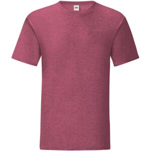 (S, Heather Burgundy) Fruit Of The Loom Mens Iconic T-Shirt (Pack Of 5) (S, Heather Burgundy) Fruit Of The Loom Mens Iconic T-Shirt (Pack Of 5)