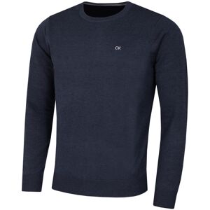 (XL, Navy Marl) Calvin Klein Mens 2021 Crew Neck Soft Cotton Breathable Sweater (XL, Navy Marl) Calvin Klein Mens 2021 Crew Neck Soft Cotton Breathable Sweater