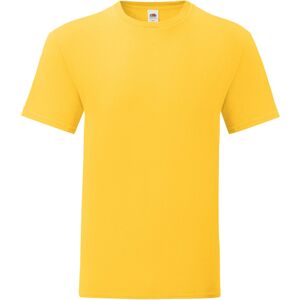 (S, Sunflower) Fruit of the Loom Mens Iconic Premium Ringspun Cotton T-Shirt (S, Sunflower) Fruit of the Loom Mens Iconic Premium Ringspun Cotton T-Shirt