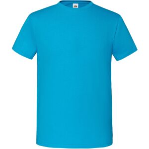 (L, Azure Blue) Fruit of the Loom Mens Iconic Premium Ringspun Cotton T-Shirt (L, Azure Blue) Fruit of the Loom Mens Iconic Premium Ringspun Cotton T-Shirt