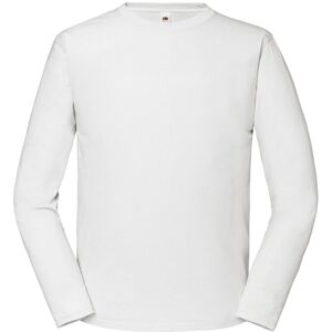 (XS, White) Fruit of the Loom Mens Iconic Premium Plain Long-Sleeved T-Shirt (XS, White) Fruit of the Loom Mens Iconic Premium Plain Long-Sleeved T-Shirt