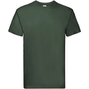 (S, Bottle Green) Fruit Of The Loom Mens Super Premium Short Sleeve Crew Neck T- (S, Bottle Green) Fruit Of The Loom Mens Super Premium Short Sleeve Crew Neck T-