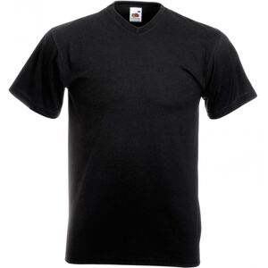 (XL, Black) Fruit Of The Loom Mens Valueweight V-Neck, Short Sleeve T-Shirt (XL, Black) Fruit Of The Loom Mens Valueweight V-Neck, Short Sleeve T-Shirt