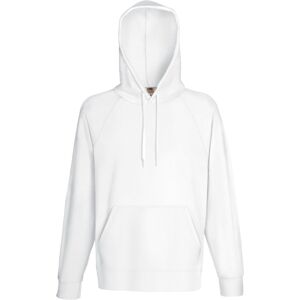 (XL, White) Fruit Of The Loom Mens Lightweight Hooded Sweatshirt / Hoodie (240 G (XL, White) Fruit Of The Loom Mens Lightweight Hooded Sweatshirt / Hoodie (240 G