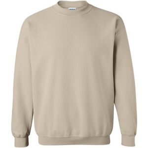 (M, Sand) Gildan Heavy Blend Unisex Adult Crewneck Sweatshirt (M, Sand) Gildan Heavy Blend Unisex Adult Crewneck Sweatshirt