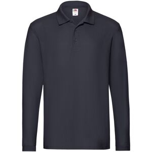 Fruit of the Loom Mens Premium Pique Long-Sleeved Polo Shirt Fruit of the Loom Mens Premium Pique Long-Sleeved Polo Shirt
