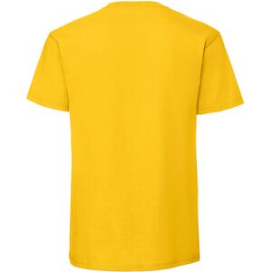 (S, Sunflower) Fruit Of The Loom Mens Ringspun Premium T-Shirt (S, Sunflower) Fruit Of The Loom Mens Ringspun Premium T-Shirt