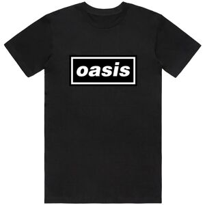 (M, Black) Oasis Unisex Adult Decca T-Shirt (M, Black) Oasis Unisex Adult Decca T-Shirt