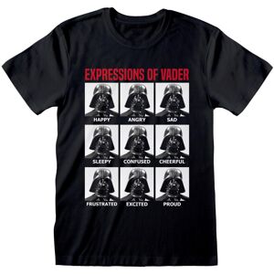 (M, Black) Star Wars Unisex Adult Expressions Of Vader T-Shirt (M, Black) Star Wars Unisex Adult Expressions Of Vader T-Shirt