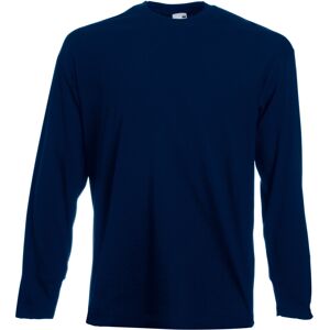 Fruit Of The Loom Mens Valueweight Crew Neck Long Sleeve T-Shirt Fruit Of The Loom Mens Valueweight Crew Neck Long Sleeve T-Shirt