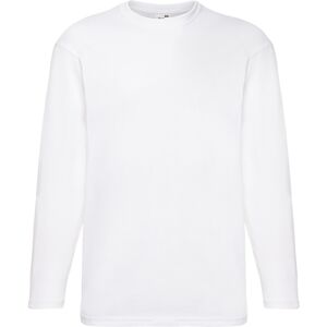 Fruit Of The Loom Mens Valueweight Crew Neck Long Sleeve T-Shirt Fruit Of The Loom Mens Valueweight Crew Neck Long Sleeve T-Shirt