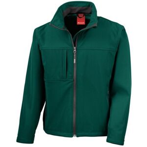 (L, Bottle Green) Result Mens Classic Soft Shell Jacket (L, Bottle Green) Result Mens Classic Soft Shell Jacket