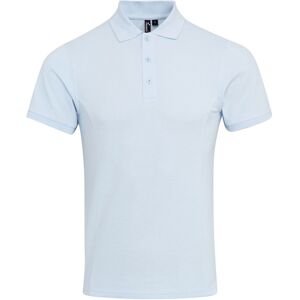 (S, Light Blue) Premier Mens Coolchecker Plus Pique Polo With CoolPlus (S, Light Blue) Premier Mens Coolchecker Plus Pique Polo With CoolPlus