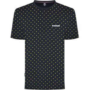 (M, Navy/Gold) Lambretta Mens Target AOP Retro Crew Neck T-Shirt Tee Top - Navy (M, Navy/Gold) Lambretta Mens Target AOP Retro Crew Neck T-Shirt Tee Top - Navy